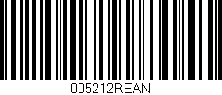 Código de barras (EAN, GTIN, SKU, ISBN): '005212REAN'