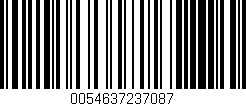 Código de barras (EAN, GTIN, SKU, ISBN): '0054637237087'