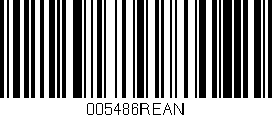 Código de barras (EAN, GTIN, SKU, ISBN): '005486REAN'