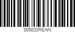 Código de barras (EAN, GTIN, SKU, ISBN): '005632REAN'