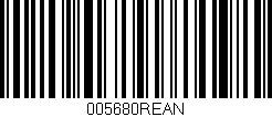 Código de barras (EAN, GTIN, SKU, ISBN): '005680REAN'