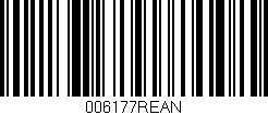 Código de barras (EAN, GTIN, SKU, ISBN): '006177REAN'