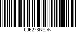 Código de barras (EAN, GTIN, SKU, ISBN): '006276REAN'