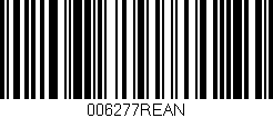 Código de barras (EAN, GTIN, SKU, ISBN): '006277REAN'