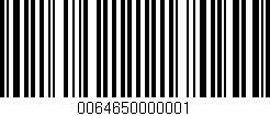 Código de barras (EAN, GTIN, SKU, ISBN): '0064650000001'