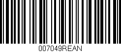 Código de barras (EAN, GTIN, SKU, ISBN): '007049REAN'