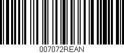 Código de barras (EAN, GTIN, SKU, ISBN): '007072REAN'