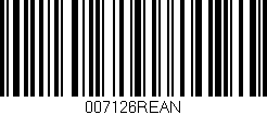 Código de barras (EAN, GTIN, SKU, ISBN): '007126REAN'
