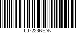 Código de barras (EAN, GTIN, SKU, ISBN): '007233REAN'