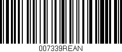 Código de barras (EAN, GTIN, SKU, ISBN): '007339REAN'