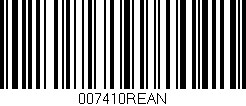 Código de barras (EAN, GTIN, SKU, ISBN): '007410REAN'