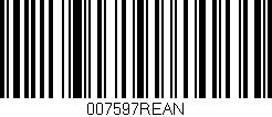 Código de barras (EAN, GTIN, SKU, ISBN): '007597REAN'