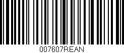 Código de barras (EAN, GTIN, SKU, ISBN): '007607REAN'