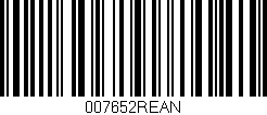 Código de barras (EAN, GTIN, SKU, ISBN): '007652REAN'