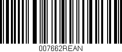 Código de barras (EAN, GTIN, SKU, ISBN): '007662REAN'