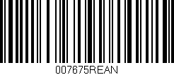 Código de barras (EAN, GTIN, SKU, ISBN): '007675REAN'