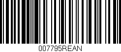 Código de barras (EAN, GTIN, SKU, ISBN): '007795REAN'