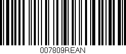 Código de barras (EAN, GTIN, SKU, ISBN): '007809REAN'