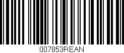 Código de barras (EAN, GTIN, SKU, ISBN): '007853REAN'