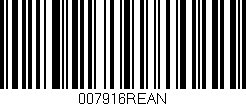 Código de barras (EAN, GTIN, SKU, ISBN): '007916REAN'