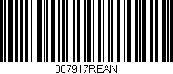 Código de barras (EAN, GTIN, SKU, ISBN): '007917REAN'