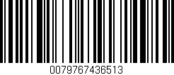 Código de barras (EAN, GTIN, SKU, ISBN): '0079767436513'