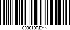 Código de barras (EAN, GTIN, SKU, ISBN): '008018REAN'