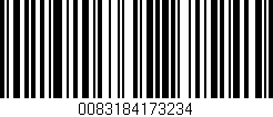 Código de barras (EAN, GTIN, SKU, ISBN): '0083184173234'