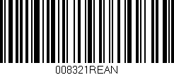 Código de barras (EAN, GTIN, SKU, ISBN): '008321REAN'