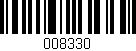 Código de barras (EAN, GTIN, SKU, ISBN): '008330'