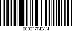 Código de barras (EAN, GTIN, SKU, ISBN): '008377REAN'