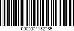 Código de barras (EAN, GTIN, SKU, ISBN): '0083831162765'