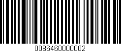 Código de barras (EAN, GTIN, SKU, ISBN): '0086460000002'