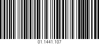 Código de barras (EAN, GTIN, SKU, ISBN): '01.1441.107'