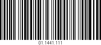 Código de barras (EAN, GTIN, SKU, ISBN): '01.1441.111'