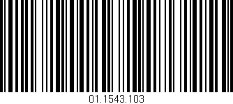 Código de barras (EAN, GTIN, SKU, ISBN): '01.1543.103'