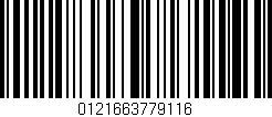 Código de barras (EAN, GTIN, SKU, ISBN): '0121663779116'