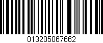 Código de barras (EAN, GTIN, SKU, ISBN): '013205067662'