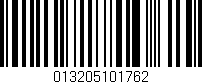 Código de barras (EAN, GTIN, SKU, ISBN): '013205101762'