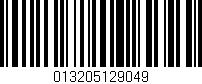 Código de barras (EAN, GTIN, SKU, ISBN): '013205129049'
