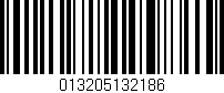 Código de barras (EAN, GTIN, SKU, ISBN): '013205132186'