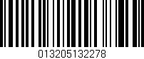 Código de barras (EAN, GTIN, SKU, ISBN): '013205132278'