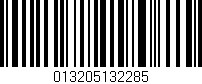 Código de barras (EAN, GTIN, SKU, ISBN): '013205132285'