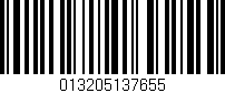 Código de barras (EAN, GTIN, SKU, ISBN): '013205137655'