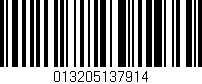 Código de barras (EAN, GTIN, SKU, ISBN): '013205137914'
