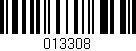 Código de barras (EAN, GTIN, SKU, ISBN): '013308'