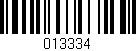 Código de barras (EAN, GTIN, SKU, ISBN): '013334'