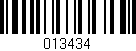 Código de barras (EAN, GTIN, SKU, ISBN): '013434'