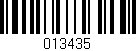 Código de barras (EAN, GTIN, SKU, ISBN): '013435'