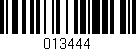 Código de barras (EAN, GTIN, SKU, ISBN): '013444'